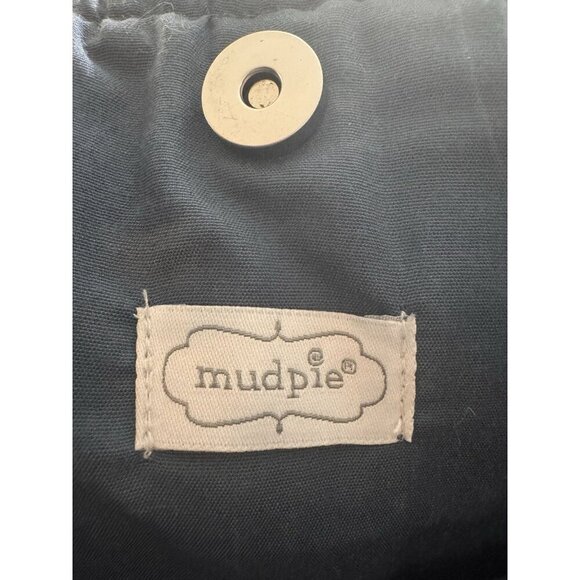 Straw Beach Shoulder Bag Boho Woven Mudpie India Jute Raffia Blue Metallic - Picture 6 of 10